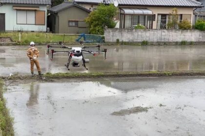 『ドローン』による山田錦の直播